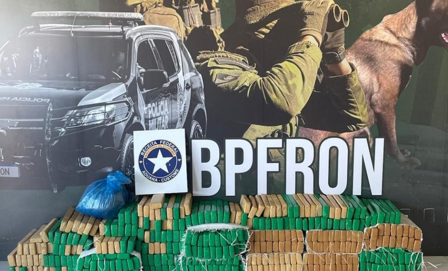 PMPR apreende 950 quilos de maconha no fim de semana: prejuízo milionário ao tráfico