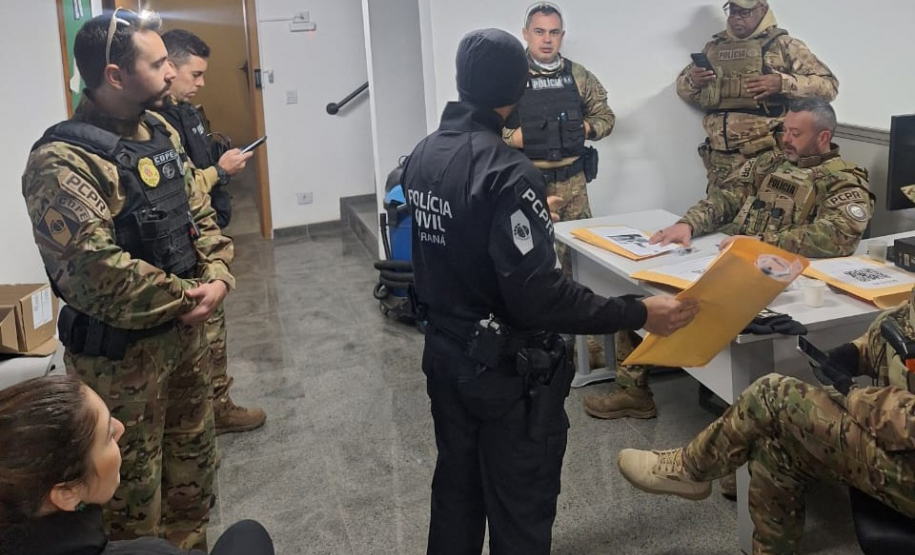 Operação da PCPR cumpre sequestro judicial de R$ 3 milhões contra o tráfico