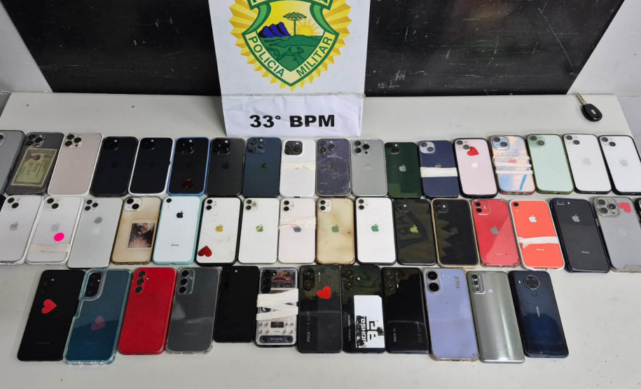 PMPR prende cinco pessoas e recupera 54 celulares furtados em festival na Pedreira Paulo Leminski