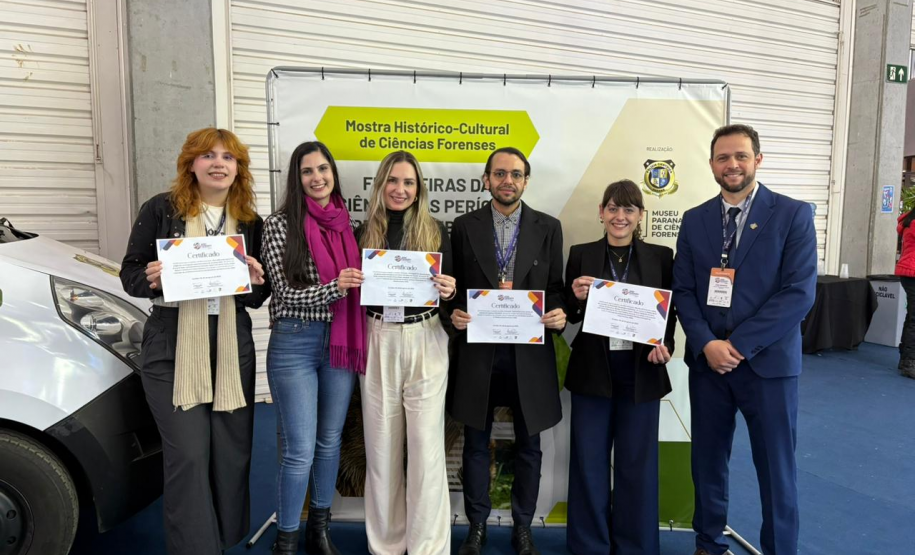 Polícia Científica tem profissionais premiados em evento internacional em Curitiba