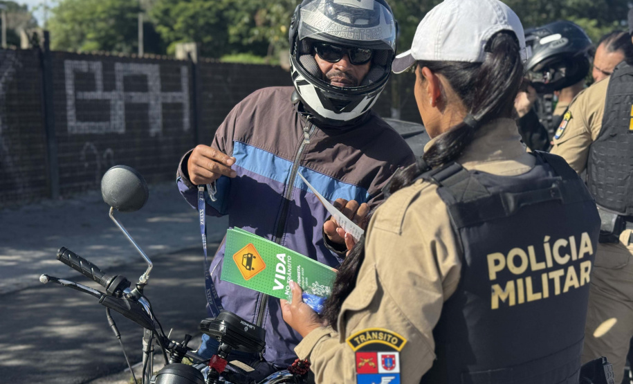 Semana Nacional do Trânsito: PMPR faz ações educativas e de fiscalização pelo Estado