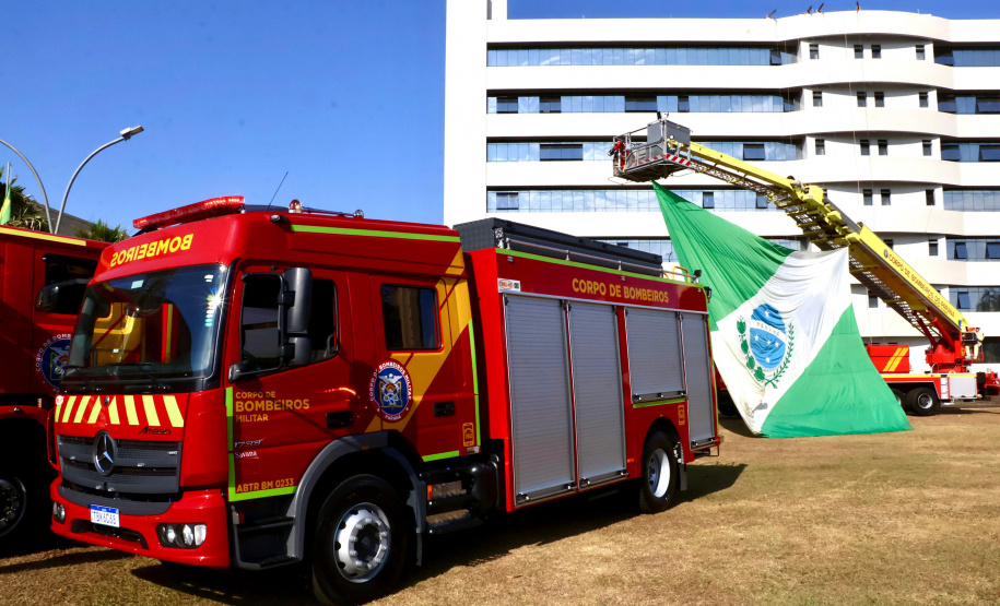 Comandante do CBMPR destacou os benefícios à população paranaense com o aumento da frota da corporação