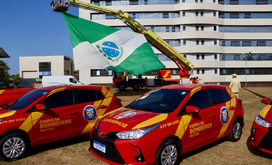 Comandante do CBMPR destacou os benefícios à população paranaense com o aumento da frota da corporação