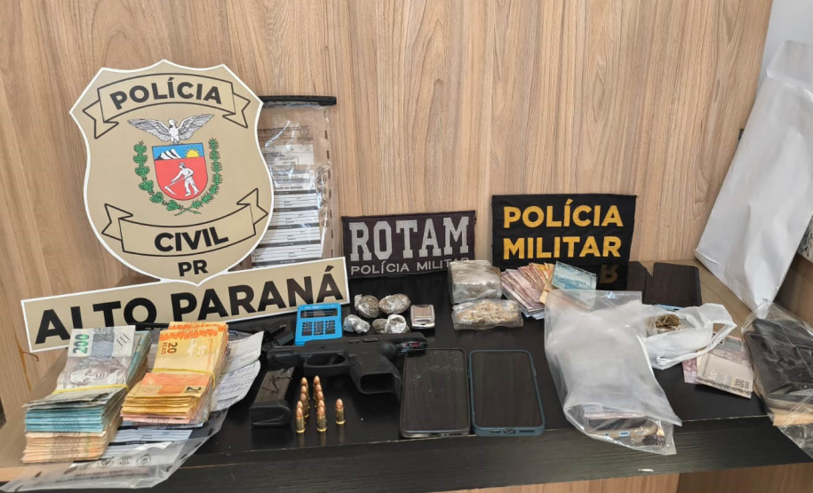 PCPR e PMPR prendem seis pessoas em operação integrada contra o tráfico em Alto Paraná