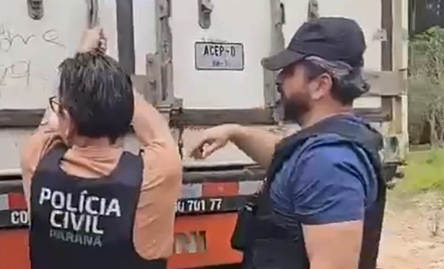 PCPR recupera carga de carne avaliada em R$ 700 mil que seria exportada para Dubai