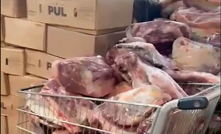 PCPR recupera carga de carne avaliada em R$ 700 mil que seria exportada para Dubai