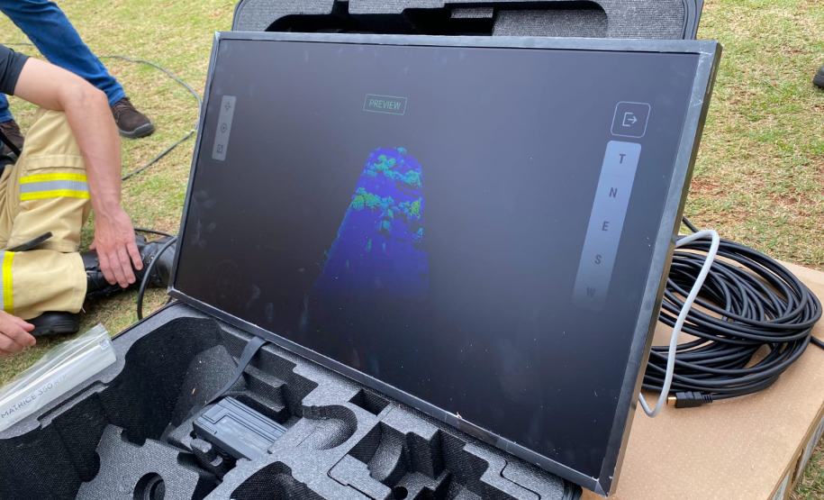 Use da tecnologia dos drones tem se tornado cada vez mais importante no trabalho dos bombeiros paranaenses.