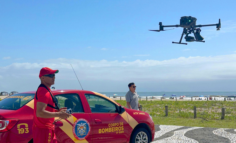 Use da tecnologia dos drones tem se tornado cada vez mais importante no trabalho dos bombeiros paranaenses.