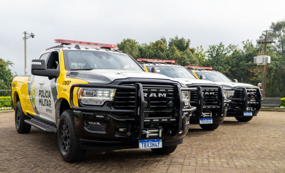 Com primeiras RAMs da história, Paraná reforça frota de viaturas da segurança pública