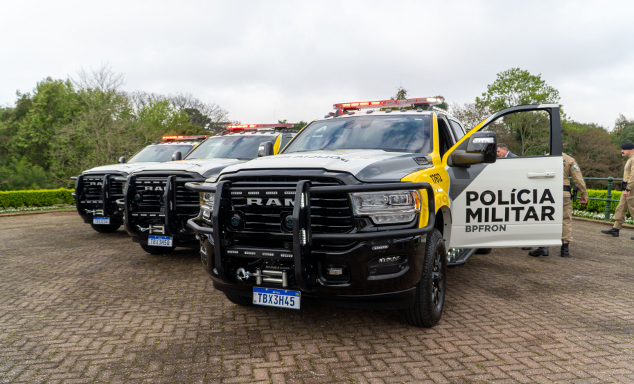 Com primeiras RAMs da história, Paraná reforça frota de viaturas da segurança pública