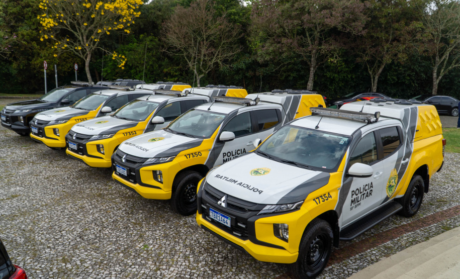 Com primeiras RAMs da história, Paraná reforça frota de viaturas da segurança pública