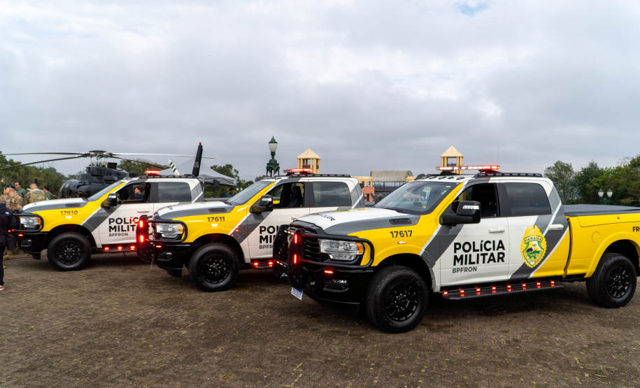 Com primeiras RAMs da história, Paraná reforça frota de viaturas da segurança pública