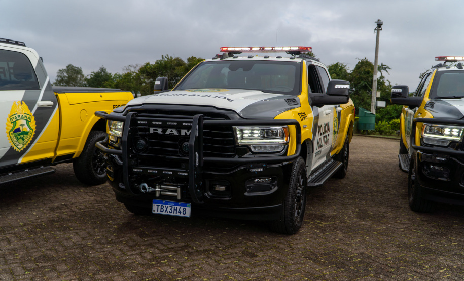 Com primeiras RAMs da história, Paraná reforça frota de viaturas da segurança pública