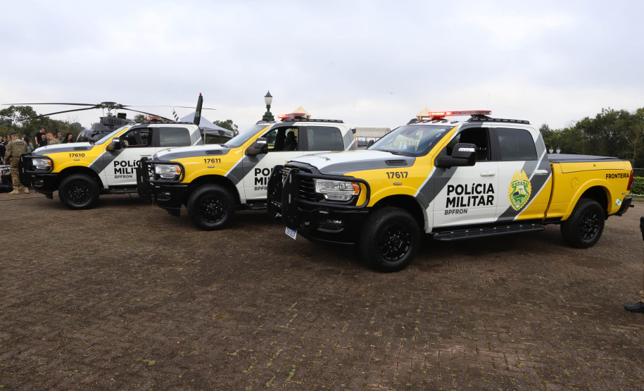 Com primeiras RAMs da história, Paraná reforça frota de viaturas da segurança pública