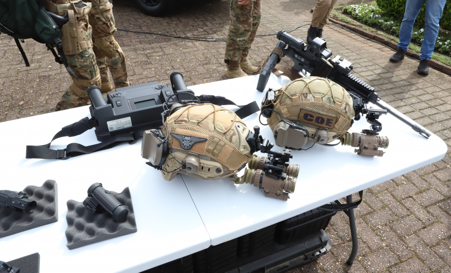Óculos de visão noturna e miras modernas: polícias recebem equipamentos de última geração