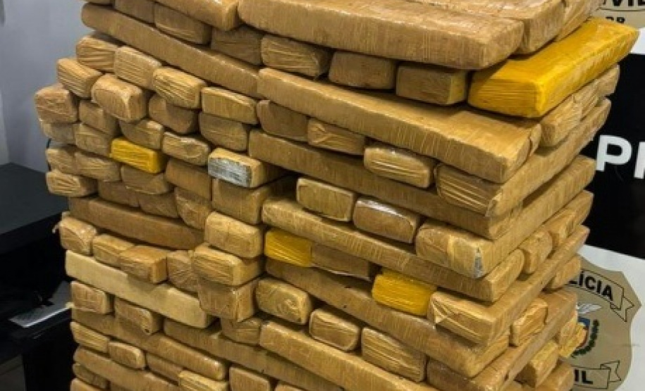 PMPR apreende mais de 220 kg de maconha em Foz do Jordão