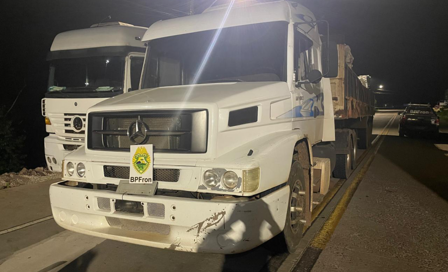 PMPR apreende caminhão com 25 toneladas de cobre e alumínio que atravessaria a fronteira para a Argentina