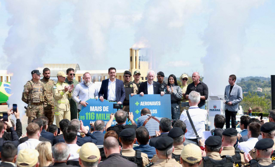 Estado investe R$ 116 milhões em helicópteros, fuzis, viaturas e tecnologia para forças de segurança