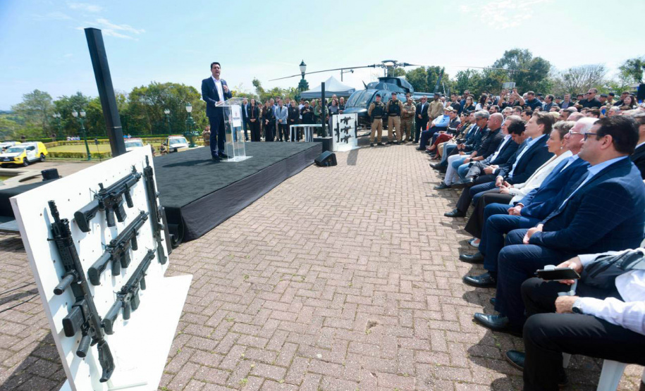 Estado investe R$ 116 milhões em helicópteros, fuzis, viaturas e tecnologia para forças de segurança