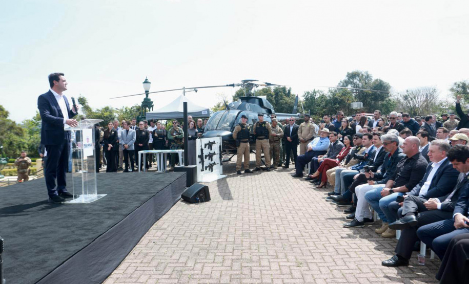 Estado investe R$ 116 milhões em helicópteros, fuzis, viaturas e tecnologia para forças de segurança