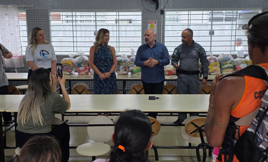 Polícia Penal do Paraná entrega mais de meia tonelada de alimentos ao Provopar por meio do Projeto Alimentando Vidas