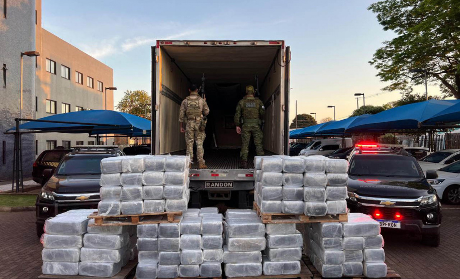 Operação Sinergia III: PMPR e PF apreendem 3,2 toneladas de maconha em Palotina