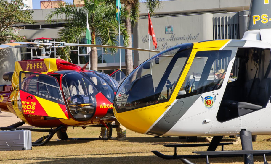 Missão Paraná II: Estado entrega viaturas e aeronaves para segurança em Londrina e região