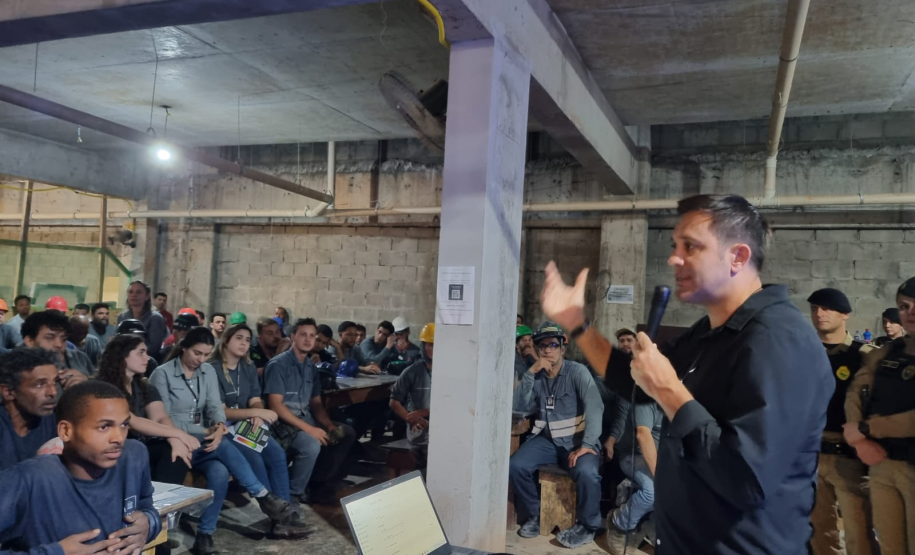 Segurança Pública do Paraná leva palestra sobre combate à violência contra mulheres para homens Londrina