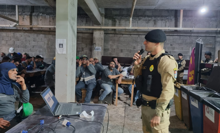 Segurança Pública do Paraná leva palestra sobre combate à violência contra mulheres para homens Londrina