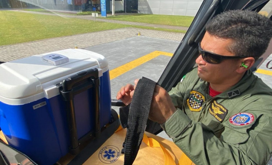 Missão de vida: aeronaves da PMPR agilizam o transporte de órgãos para doação