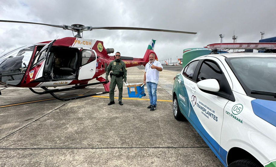 Missão de vida: aeronaves da PMPR agilizam o transporte de órgãos para doação