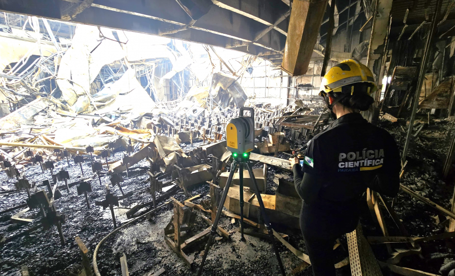Polícia Científica aplica técnicas avançadas para rastrear origem em casos de incêndio