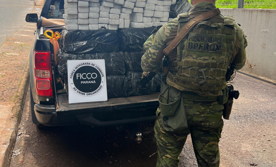 PMPR apreende mais de 300 quilos de maconha em Foz do Iguaçu