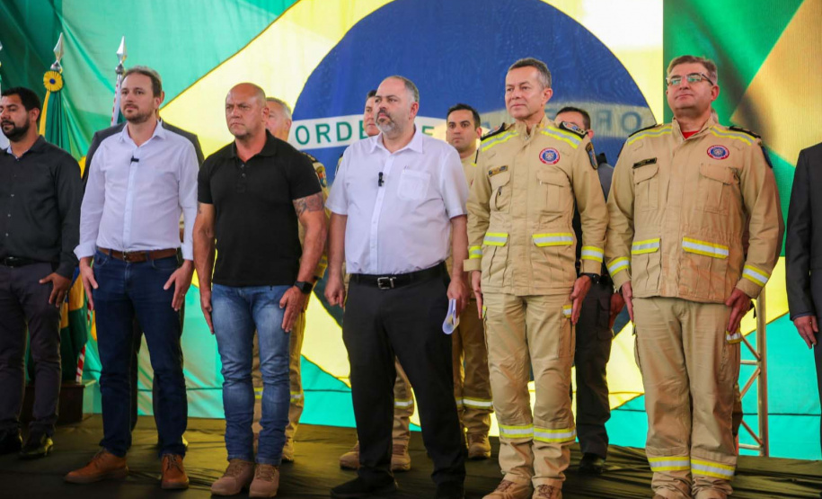 Corpo de Bombeiros de Laranjeiras do Sul recebe obras de infraestrutura e novas câmeras de monitoramento