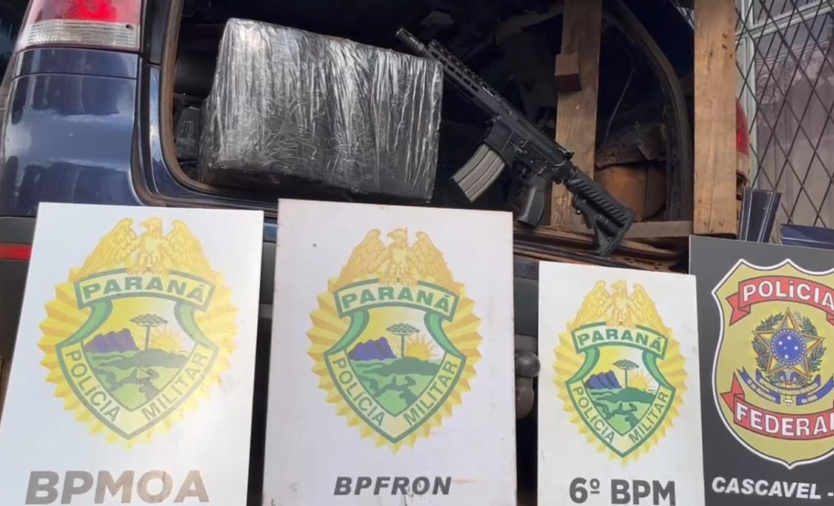 PMPR apreende 1,2 Tonelada de maconha em Santa Tereza do Oeste; prejuízo ao crime é e R$ 4,7 milhões