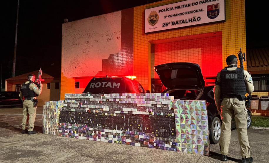 PMPR apreende cigarros eletrônicos contrabandeados em Cafézal do Sul