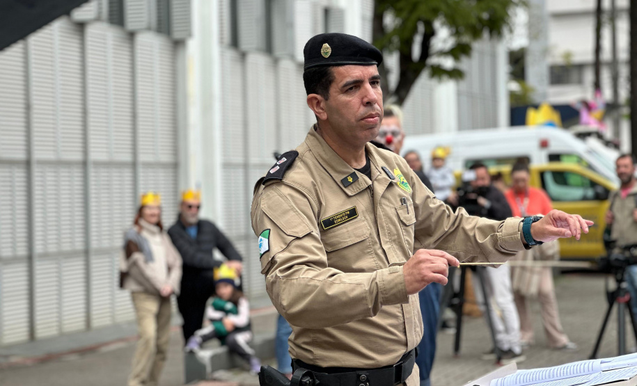 Música e esperança: Banda da PMPR faz show para crianças do Hospital Pequeno Príncipe