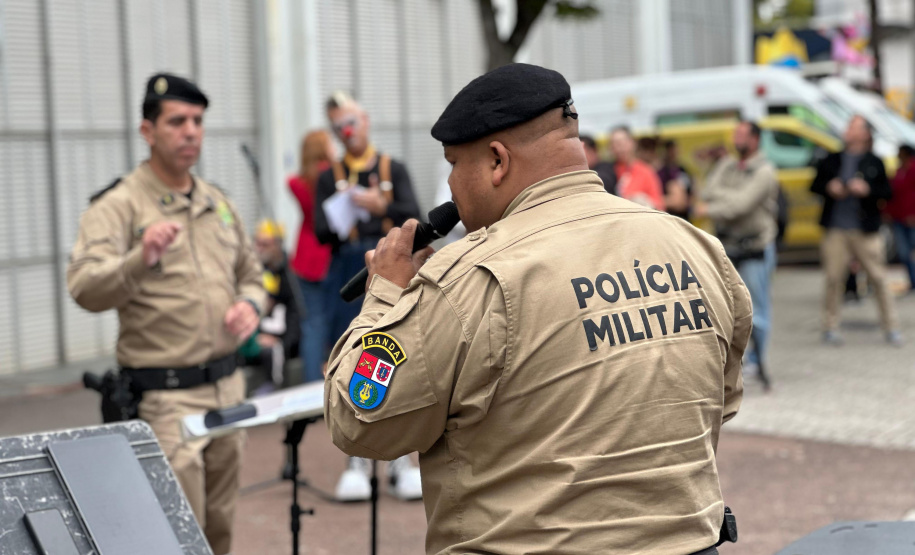 Música e esperança: Banda da PMPR faz show para crianças do Hospital Pequeno Príncipe