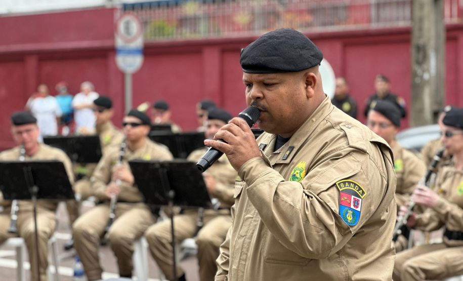 Música e esperança: Banda da PMPR faz show para crianças do Hospital Pequeno Príncipe