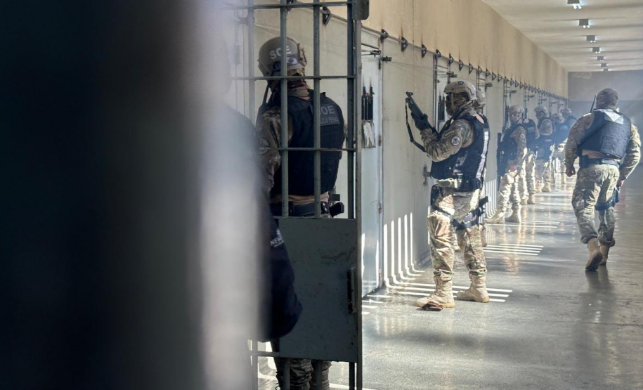 Operação Intramuros reforça fiscalização em penitenciárias do Paraná