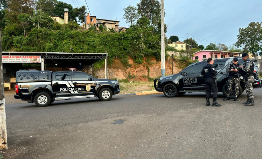 Polícias do Paraná desarticulam grupo criminoso e realizam 43 prisões em nove cidades