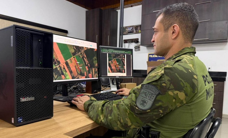 Satélite e drones elevam eficiência da PMPR contra crimes ambientais