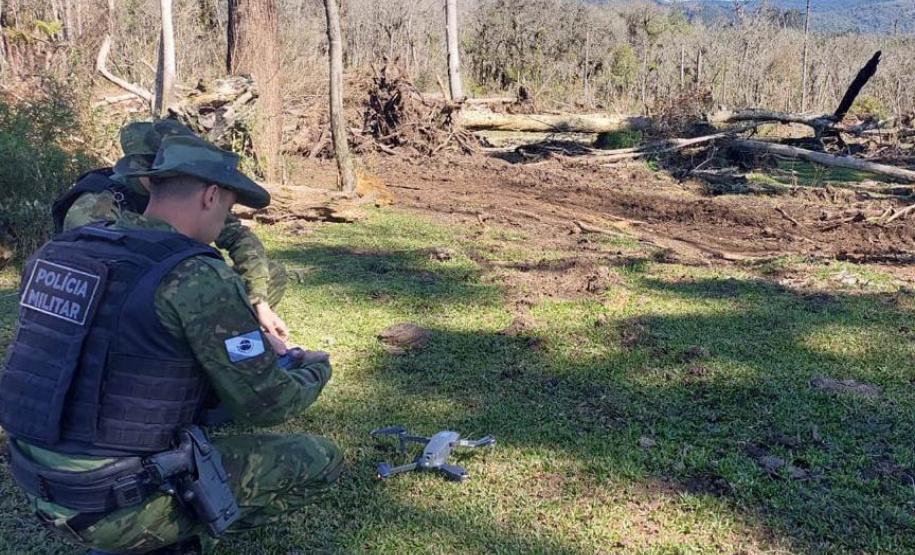 Satélite e drones elevam eficiência da PMPR contra crimes ambientais