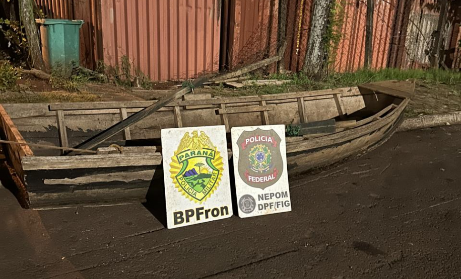 PMPR e PF apreendem mercadorias contrabandeadas e causam prejuízo milionário na fronteira