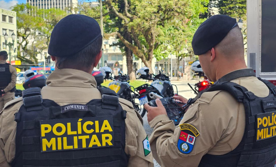 PMPR reforça policiamento em Curitiba com plataforma de observação elevada