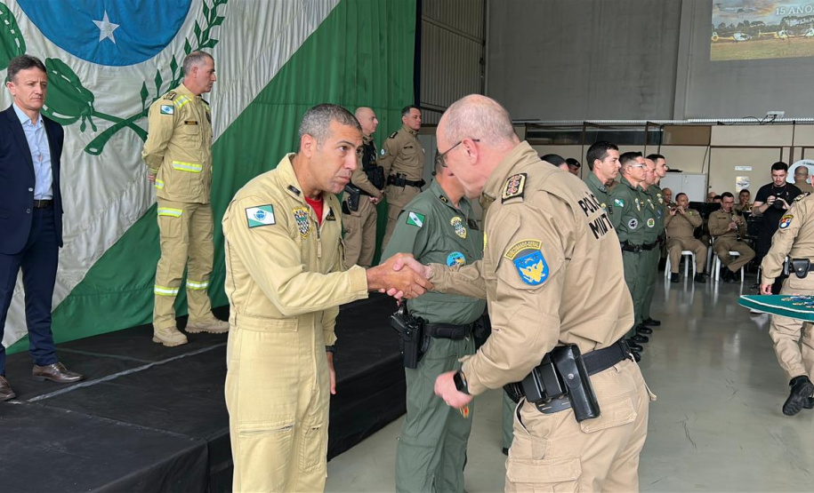 Batalhão de Operações Aéreas da PMPR celebra 15 anos de operação