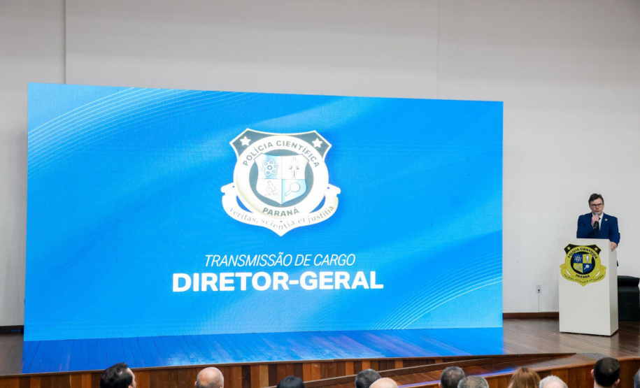 Com foco na eficiência, novo diretor-geral da Polícia Científica do Paraná assume o cargo