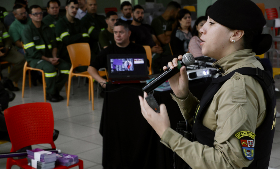 SESP leva Programa Mulher Segura a funcionários da Klabin com foco no combate à violência doméstica