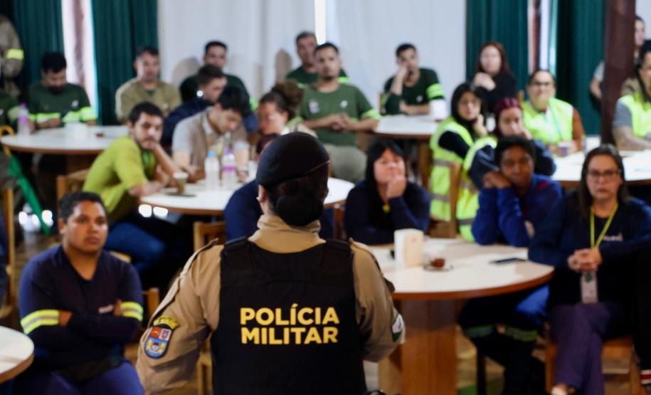 SESP leva Programa Mulher Segura a funcionários da Klabin com foco no combate à violência doméstica