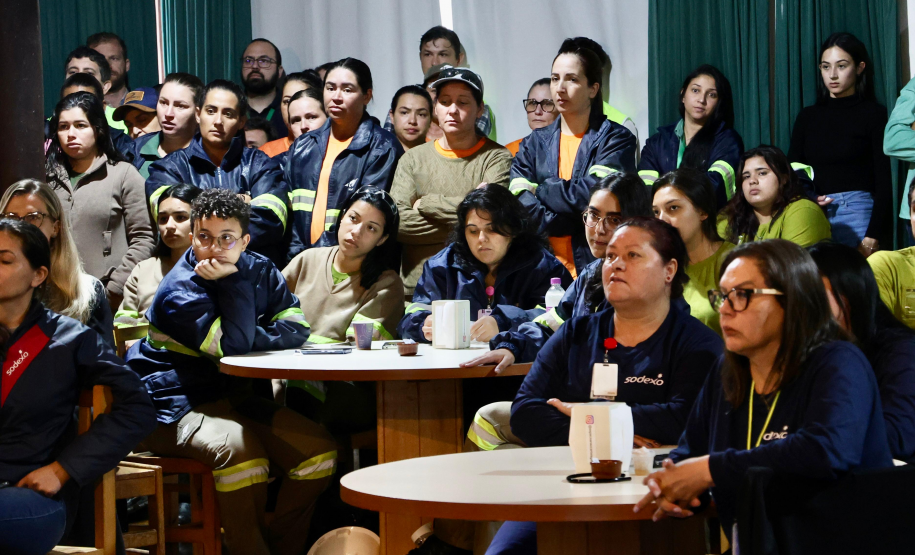 SESP leva Programa Mulher Segura a funcionários da Klabin com foco no combate à violência doméstica